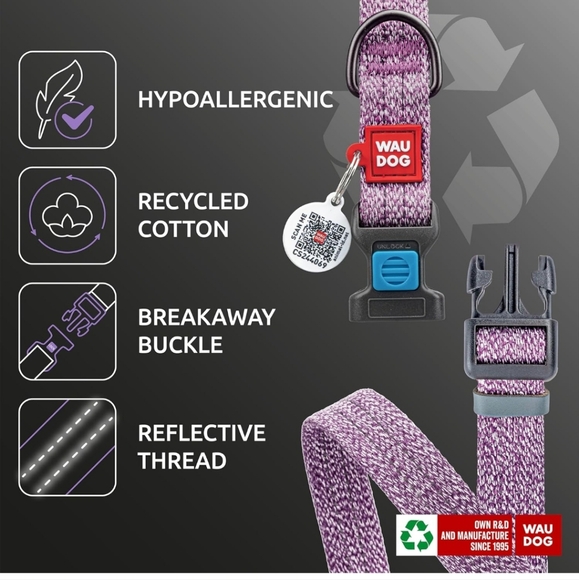 ID Tag Collar for Dogs 1 Pc - Picture 4 of 7